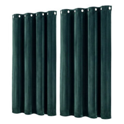 Marlow Velvet Blackout Curtains Thermal Insulated For Bedroom Living Room - thumbnail 3