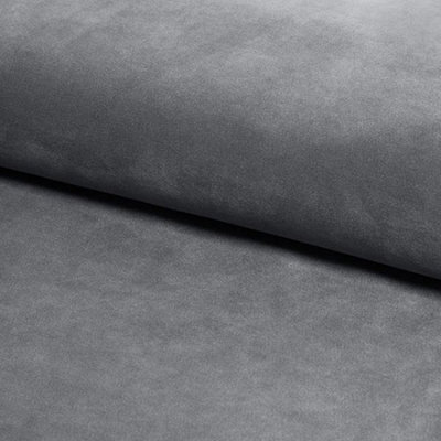 180Cm Riga Ottoman Storage Box With Wooden Legs, Grey Velvet Upholstered Chesterfield Storage Ottoman Box - image 1