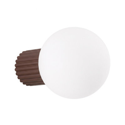 Sollux Lighting Halo Aluminum/glass Brown 1 Lights Modern Wall Lamps - image 1