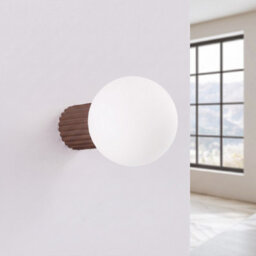 Sollux Lighting Halo Aluminum/glass Brown 1 Lights Modern Wall Lamps - thumbnail 2