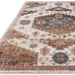 Traditional Beige Persian Bordered Geometric Easy To Clean Rug For Dining Room Bedroom & Living Room-120Cm X 170Cm - thumbnail 3