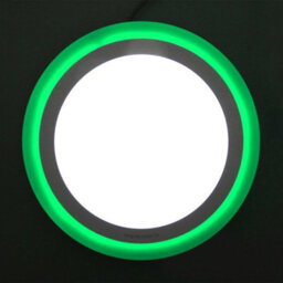Long Life Lamps Company 18W Surface Mount Led Round Ring Panel Green - thumbnail 7