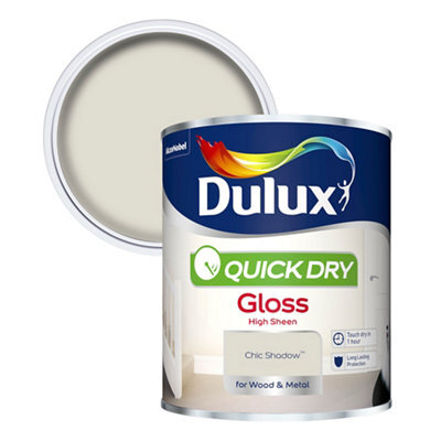 Dulux Quick Dry Chic Shadow Gloss Interior Metal & Wood Paint, 750Ml - image 1