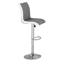 Furniture In Fashion Fiesta Concrete Effect Bar Table With 2 Ritz Grey White Stools - thumbnail 3