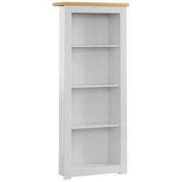 Lassic Vida Designs Arlington White 4 Tier Bookcase Freestanding Shelving Unit (H)1400mm (W)600mm (D)240mm - thumbnail 7