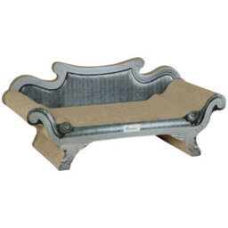 Pawhut Cat Scratcher Lounger Cardboard White Kraft 60X29X26.5Cm - thumbnail 2