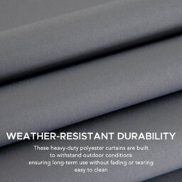 Sunjoy Curtain For Cedar Wooden Gazebo - 300Cm X 360Cm, Suitable For A102032602 - thumbnail 4