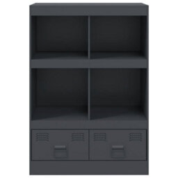 Berkfield Highboard Anthracite 67X39X95 Cm Steel - thumbnail 6