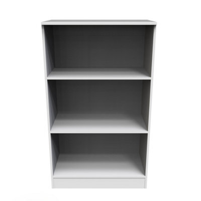 Trent Bookcase In White Gloss (Ready Assembled) - image 1