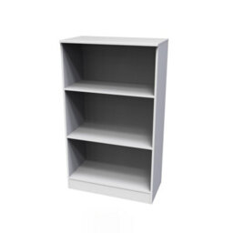 Trent Bookcase In White Gloss (Ready Assembled) - thumbnail 3
