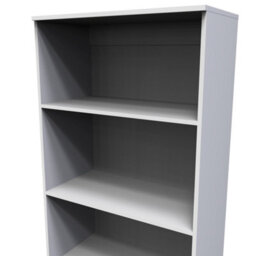 Trent Bookcase In White Gloss (Ready Assembled) - thumbnail 4