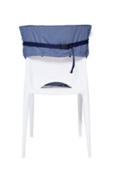 Baby To Love Pocket Chair Fabric Booster Seat Blue Striped Portable - thumbnail 4
