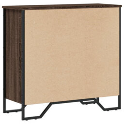 Berkfield Bookcase Brown Oak 80X31X74.5 Cm Engineered Wood - thumbnail 6