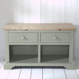 Statement Furniture Florence Storage Bench With 2 Drawers And 2 Baskets - Sage Green - thumbnail 7