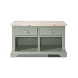 Statement Furniture Florence Storage Bench With 2 Drawers And 2 Baskets - Sage Green - thumbnail 5