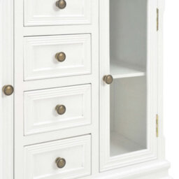 Vidaxl Sideboard White 70X28X70 Cm Solid Pine Wood - thumbnail 7