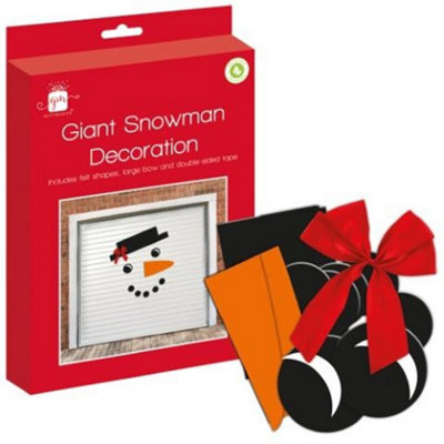 Anker Christmas Giant Snowman Garage Door Decoration