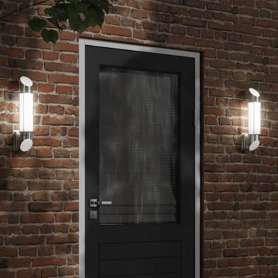 Walplus Outdoor Wall Light Silver Stainless Steel - image 1