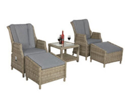 Royalcraft Wentworth 5Pc Deluxe Gas Reclining Chair Set - thumbnail 1