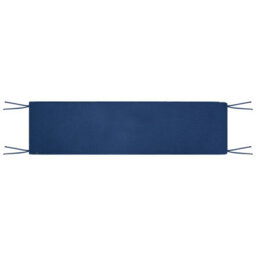 Beliani Garden Bench With Cushion Monsano 170 Cm Eucalyptus Wood Blue - thumbnail 7