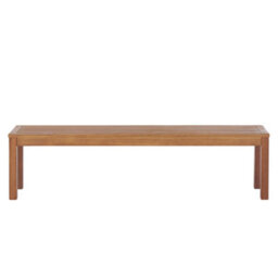 Beliani Garden Bench With Cushion Monsano 170 Cm Eucalyptus Wood Blue - thumbnail 4
