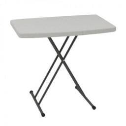 Oypla 2.5Ft 76Cm Folding Heavy Duty Outdoor Trestle Party Garden Table - thumbnail 1