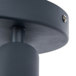 First Choice Lighting Set Of 2 Hawkins - Charcoal 3 Way Adjustable Round Ceiling Spotlights - thumbnail 6