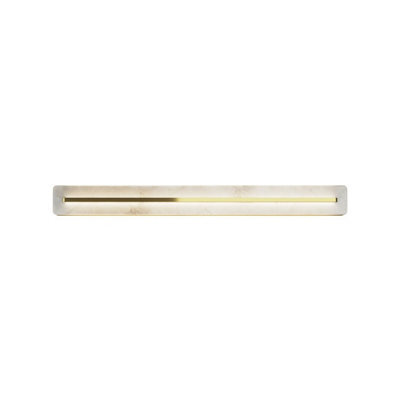 Luminosa Lighting Luminosa Albatre Modern 80Cm Integrated Led Wall Lamp Brass 3000K 300Lm White Shade - image 1