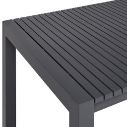 Beliani Extending Garden Dining Table Ardesio 160/220 Cm 90 Cm Metal Dark Grey - thumbnail 6