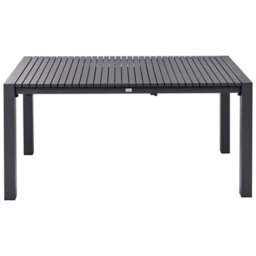 Beliani Extending Garden Dining Table Ardesio 160/220 Cm 90 Cm Metal Dark Grey - thumbnail 5