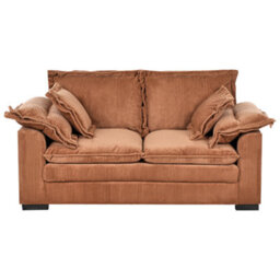 Beliani Sofa 2 Seater Tirro Corduroy Brown - thumbnail 4