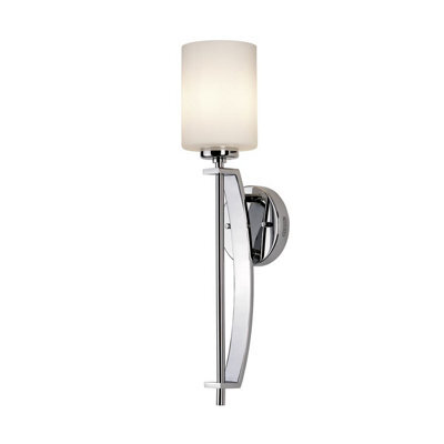 Luminosa Lighting Luminosa Taylor 1 Light Large Wall Light - Polished Chrome Finish, G9 - image 1
