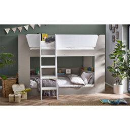 Ashfield Taupe And White Finish Bunk Bed 3Ft (90Cm) - thumbnail 1