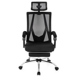 Executive Office Chair High Back Reclining Chair Retractable Footrest - thumbnail 3