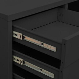 Walplus Office Cabinet Anthracite 90X40X102 Cm Steel - thumbnail 8