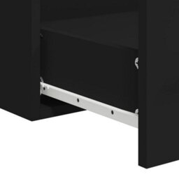 Berkfield Bathroom Cabinet With Mirror Black Engineered Wood - thumbnail 8