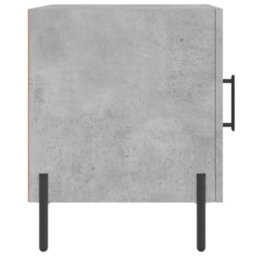 Berkfield Bedside Cabinet Concrete Grey 40X40X50 Cm Engineered Wood - thumbnail 7