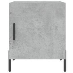 Berkfield Bedside Cabinet Concrete Grey 40X40X50 Cm Engineered Wood - thumbnail 6