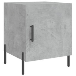 Berkfield Bedside Cabinet Concrete Grey 40X40X50 Cm Engineered Wood - thumbnail 2