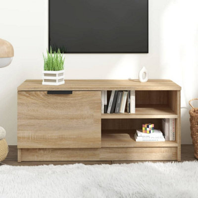 Berkfield Tv Cabinet Sonoma Oak 80X35X36.5 Cm Engineered Wood - image 1