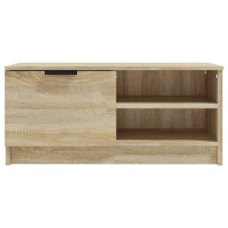Berkfield Tv Cabinet Sonoma Oak 80X35X36.5 Cm Engineered Wood - thumbnail 5