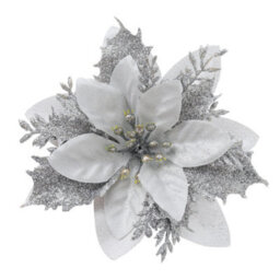 Living And Home Set Of 24 Christmas Decoration Artificial Christmas Tree Flowers Xmas Ornament Set - thumbnail 3