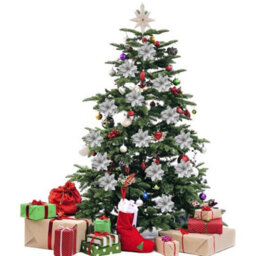 Living And Home Set Of 24 Christmas Decoration Artificial Christmas Tree Flowers Xmas Ornament Set - thumbnail 2