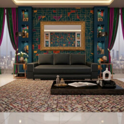 Samanta A Living Room Sofa Bed With Dl Mechanism Storage Compartment Wooden Frame Loose Cushions 251X103X94Cm Black - thumbnail 2