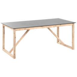 Beliani Garden Dining Set With Benches Notteri Concrete Grey - thumbnail 4