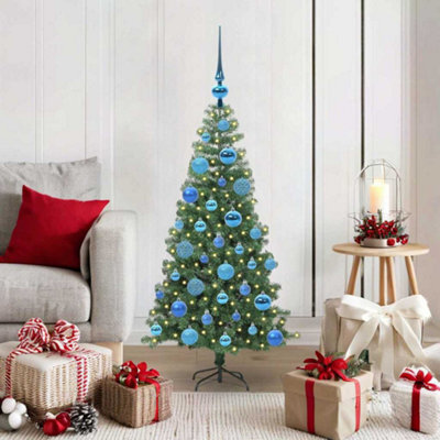 Vidaxl Christmas Tree With 150 Leds With Stand Green 120 Cm Pvc - image 1