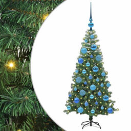 Vidaxl Christmas Tree With 150 Leds With Stand Green 120 Cm Pvc - thumbnail 2