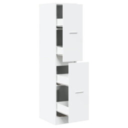Walplus Apothecary Cabinet White 30X41X144.5 Cm Engineered Wood - thumbnail 2