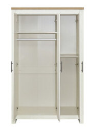 Birlea Highgate 3 Door Wardrobe Cream & Oak - thumbnail 9