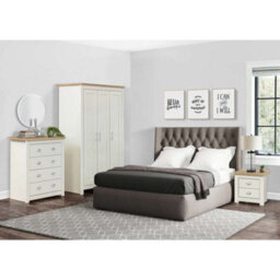 Birlea Highgate 3 Door Wardrobe Cream & Oak - thumbnail 2